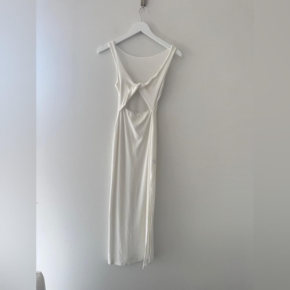 LSPACE Nico White Knit Midi Dress XS - Picture 7 of 12